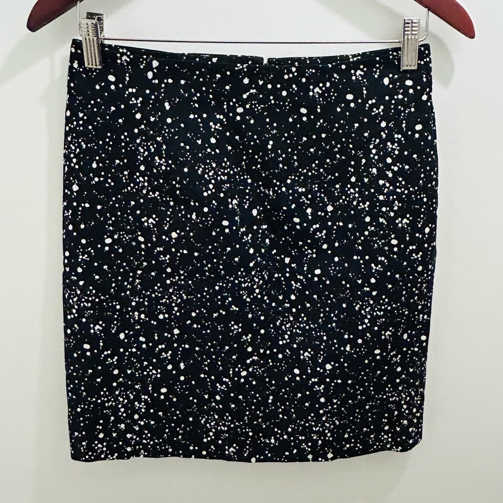Kate Spade Saturday Galaxy Skirt 2 black white dots